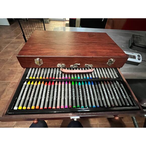 140-Piece Deluxe Art Set in Wooden Case – New, Never Used - Picture 2 of 7